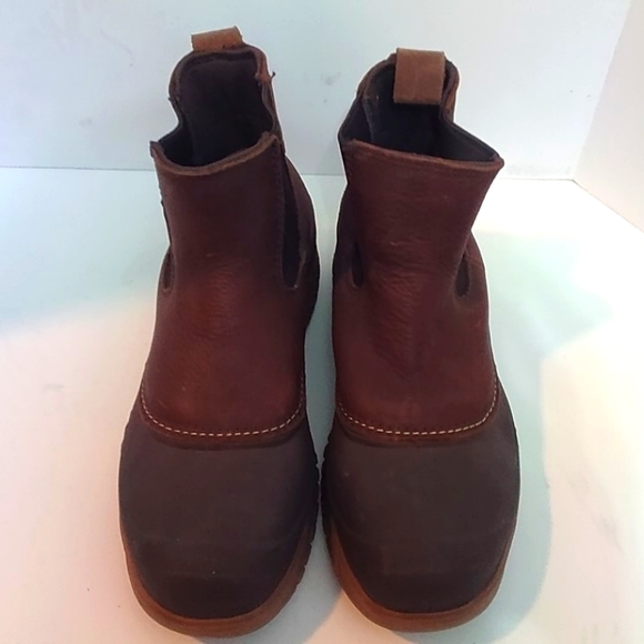 Wolverine Men's Yak Soft Toe Chelsea Work Boot Two Tone Browns Size 9M - Picture 4 of 12